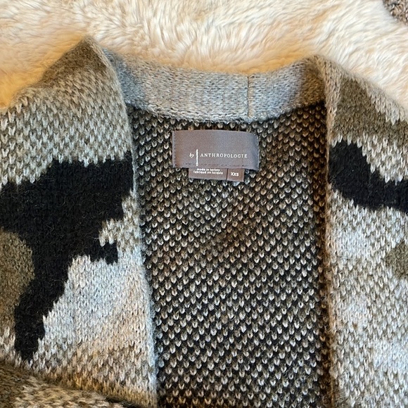 Anthropologie Camo Sweater - Picture 3 of 5